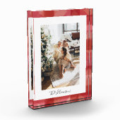 Rode Waterverf Pset Rustige kerst Fotoblokken (Links)