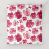 Rode waterverf violist bruiloft (Binnenkant ongevouwen)