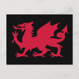 Rode Welshe Draak Briefkaart