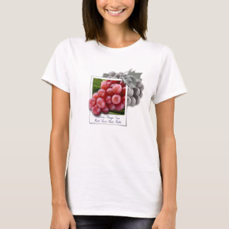  rode Wereldbol druif T-shirt