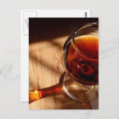 Rode wijn briefkaart (Voorkant / Achterkant)