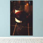Rode wijn Canvas Afdruk (Insitu (Houten vloer))