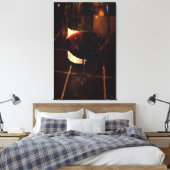 Rode wijn Canvas Afdruk (Insitu (Slaapkamer))