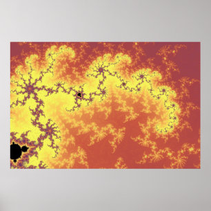 Rode wijn en mosterd poster