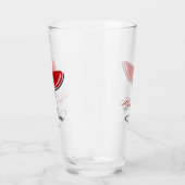 Rode wijn glas (Rechts)