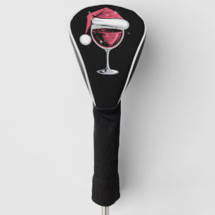 Rode Wijn Glas Kerst Grappige Kerst Kerstmis Golfheadcover