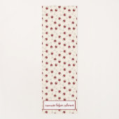 Rode wijn glas Namaste voor Cabernet Yoga Mat (Voorkant)