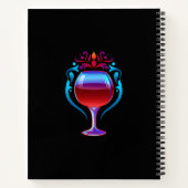 Rode wijn notitieboek (Achterkant)