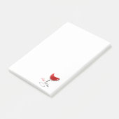 Rode wijn post-it® notes (Schuin)