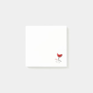 Rode wijn post-it® notes
