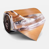 Rode wijn stropdas (Opgerold)