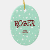 Rode wijnglas met Santa Hat Wine Lovers Ornament (Achterkant)