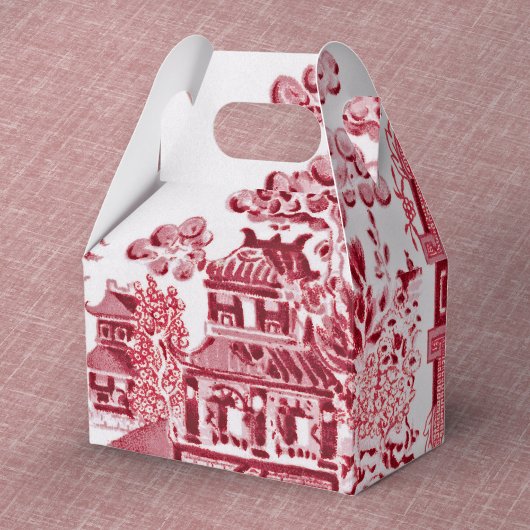  Rode Wilg Favoriet Box Bedankdoosjes