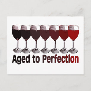 Rode wine Birthday Briefkaart