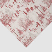  rode winterscène tissuepapier (Detail)