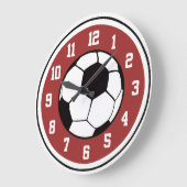 Rode Wit van het voetbal en Zwart Grote Klok (Hoek)