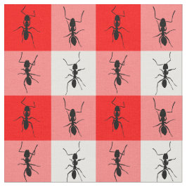 Rode witte antiklontel voor ants picknick stof