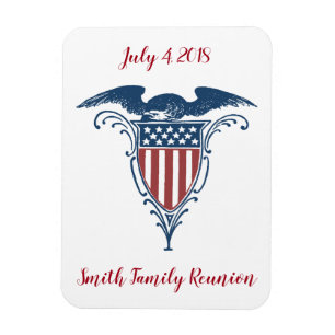 rode witte blauwe Amerikaanse adelaar sterren Magneet