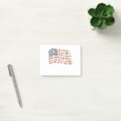 Rode Witte Blauwe Bloemen Post-it® Notes (Kantoor)