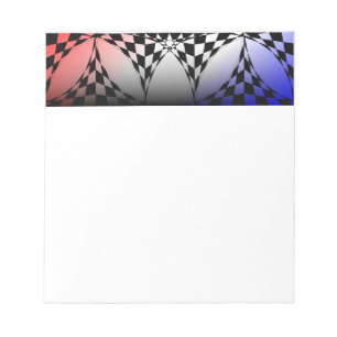 Rode-Witte-Blauwe Controleurs door Kenneth Yoncich Notitieblok