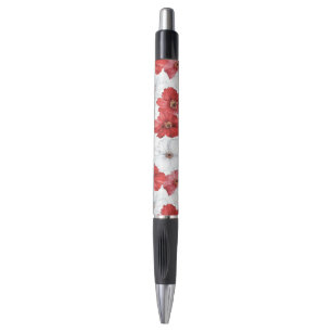 Rode Witte Bloemen Bruiloft Pen