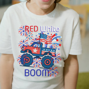 Rode, witte boom 4 juli 250ste verjaardag Tri-Blend shirt