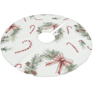 Rode Witte Candy Cane Kerstkransen Kerstboom Rok
