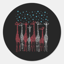 Rode Witte en Blauwe Giraffes 4 juli