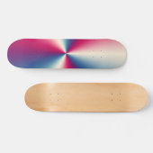 RODE, WITTE EN BLAUWE KROOM SKATEBOARD (Horizontaal)