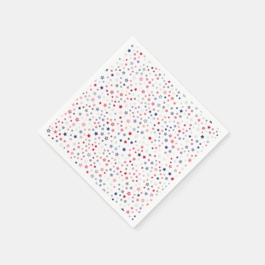 Rode, witte en blauwe luiers Napkins Servet (Hoek)