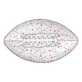 Rode, witte en blauwe patriottische sterren american football (Voorkant)