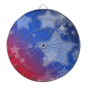 Rode, Witte en Blauwe Sterren Dartbord