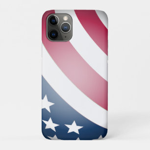 Rode, witte en blauwe sterren en strepen, Amerikaa iPhone 11 Pro Hoesje