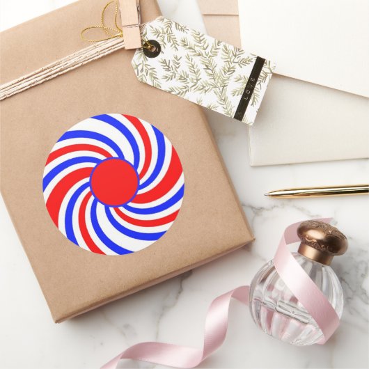 Rode, Witte en Blauwe Sticker (Geschenken)