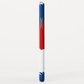 rode, witte en blauwe wolstripes Case-Mate iPhone case (Achterkant/rechts)