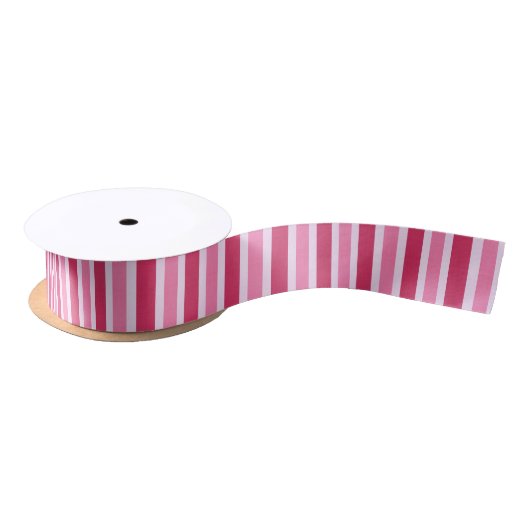 Rode, witte en roze strepen lint (Spoel)