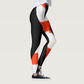 Rode, witte en zwarte Leggings (Rechts)