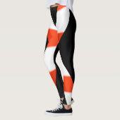 Rode, witte en zwarte Leggings (Links)
