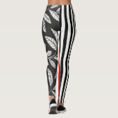 RODE WITTE EN ZWARTE LEGGINGS (Achterkant)