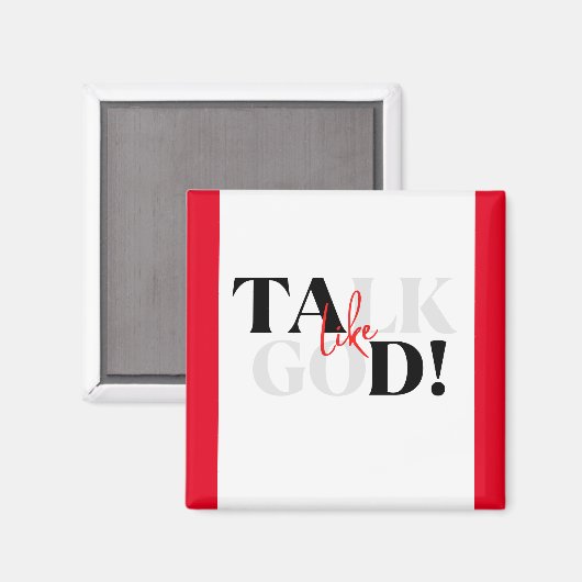 Rode, witte en zwarte magneet (Voorkant / Achterkant)