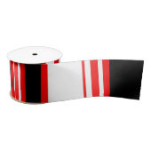 Rode witte en zwarte strepen lint (Spoel)