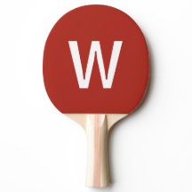 Rode & witte gepersonaliseerde pingpongbal