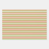 Rode, witte, groene kerststijlpatronen inpakpapier vel (Voorkant 2)
