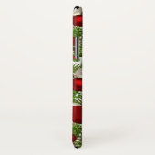 Rode witte kerstversiering kerst Holly Case-Mate iPhone Case (Achterkant / rechts)
