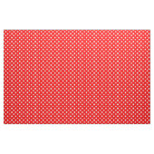 Rode Witte Polka Dots Textiel Stof (Yard (91,4 cm))