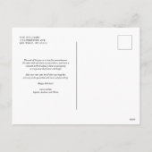 Rode & Witte Roos Kerst Foto Feestdagenkaart (Achterkant)