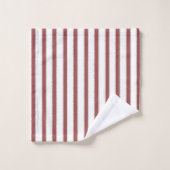 Rode Witte Strepen Bad Handdoek (Wasdoekje)