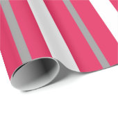 Rode witte strepen cadeaupapier (Rol Hoek)