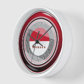 Rode witte vlag van Monaco (Hoek)