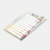 Rode Witte Vuurtoren Aquarel Post-it® Notes (Schuin)